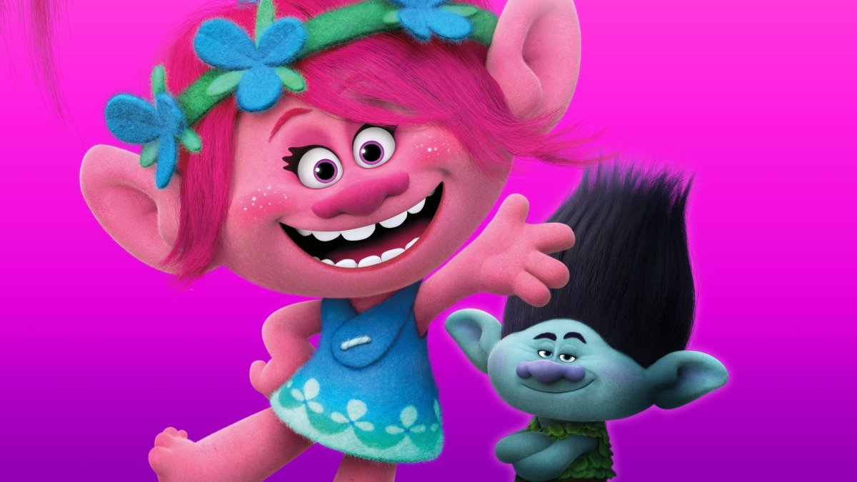 Тролли Розочка и Цветан