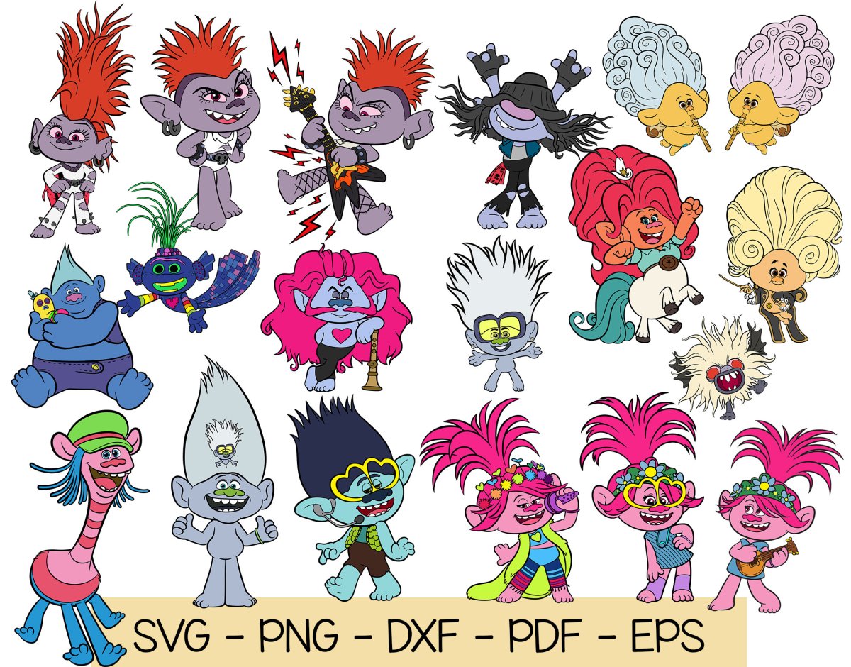 Тролли 2 герои имена