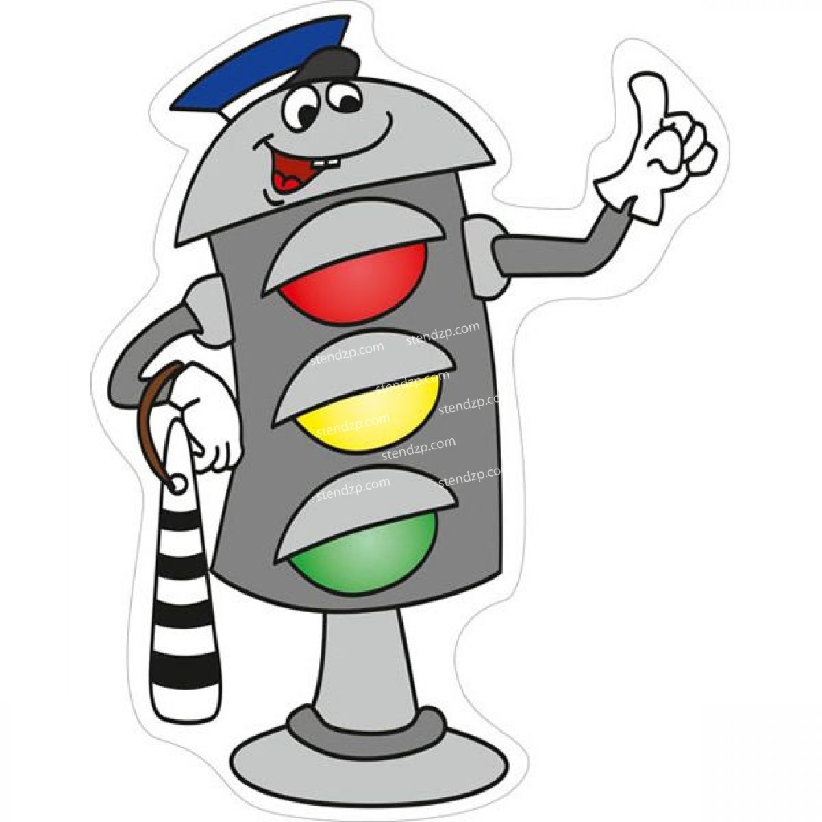 Новогодний светофор рисунок