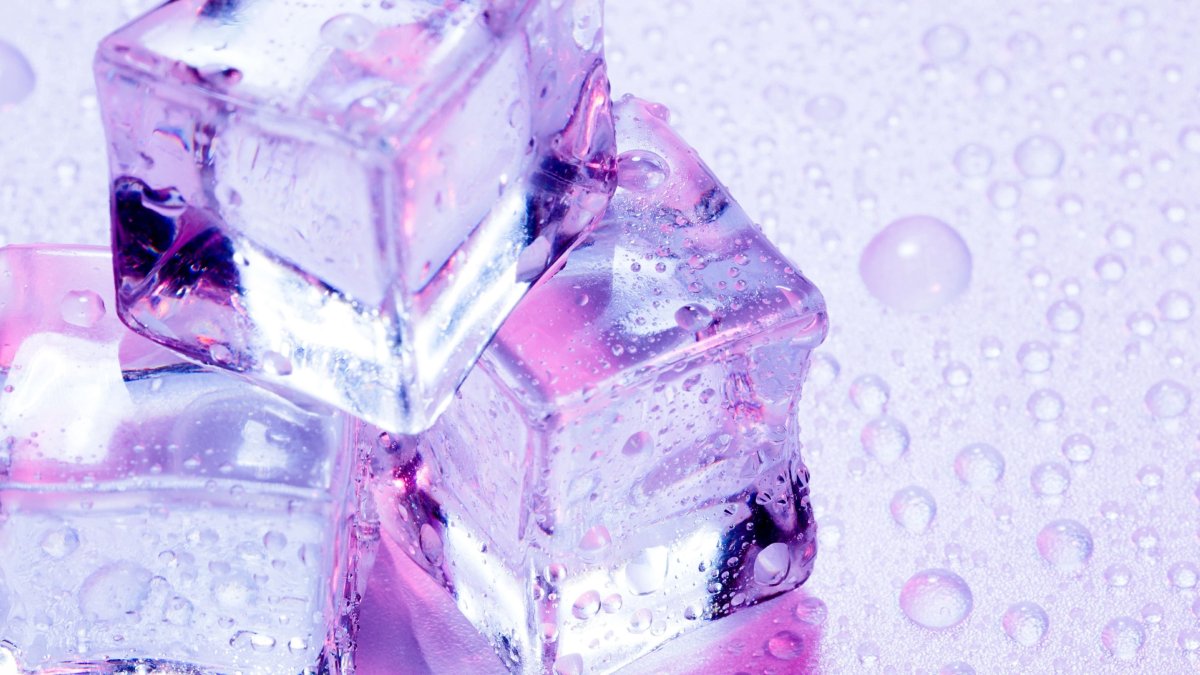 Красивые кубики льда