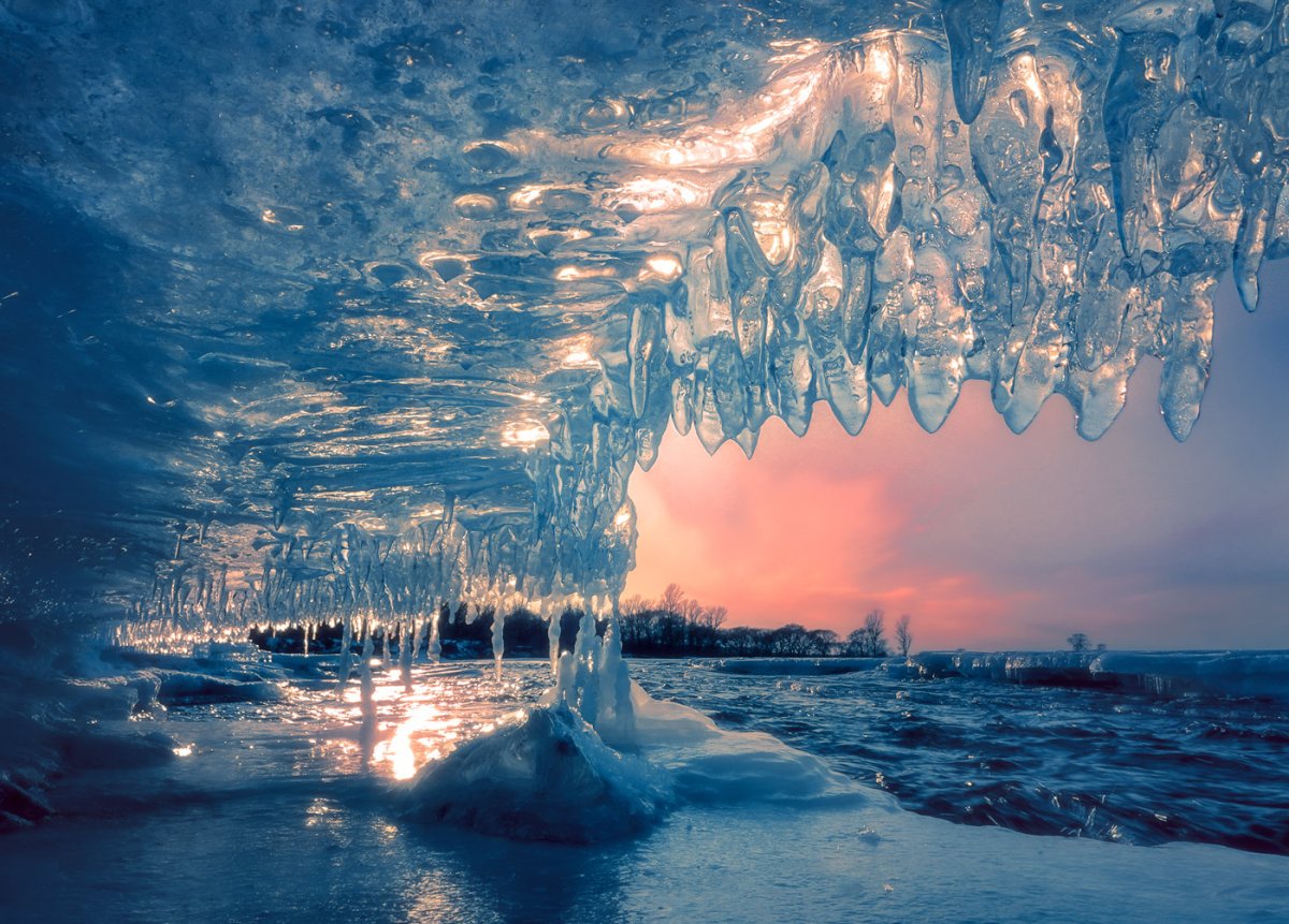 Зима под водой