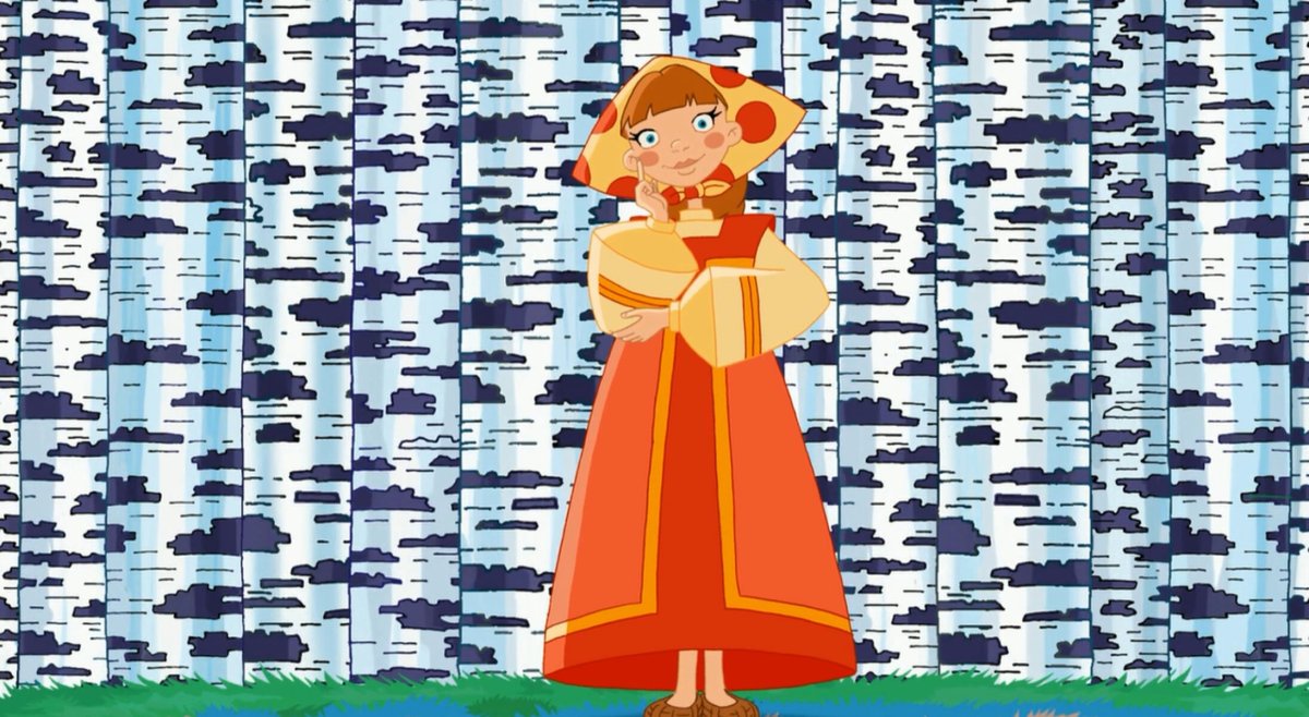 Любава из мультика Алеша Попович