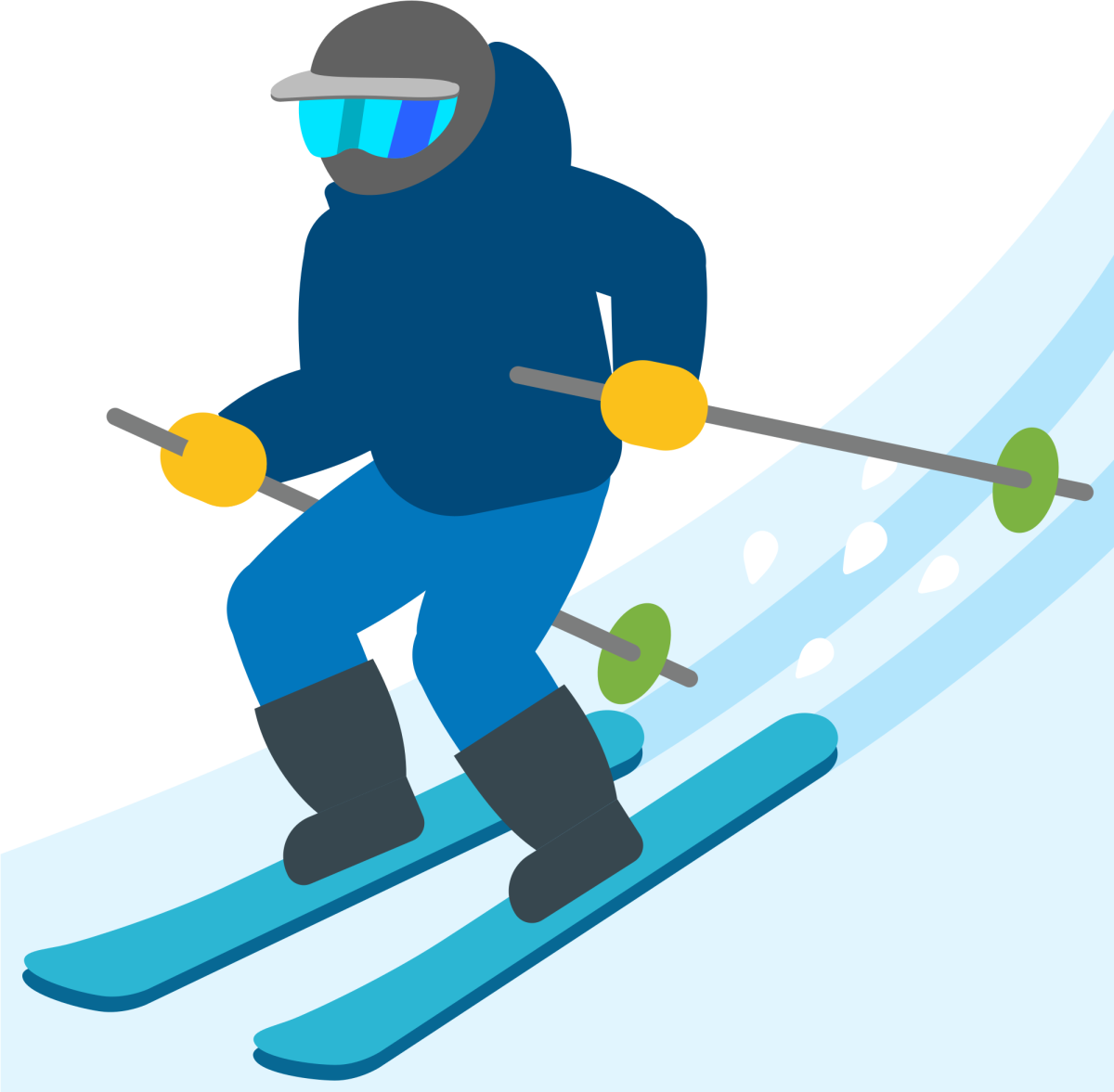 Лыжи мультяшные