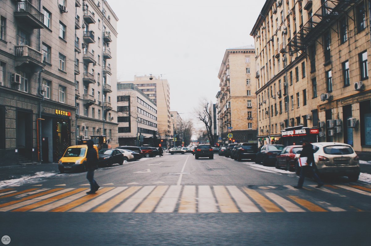 Проезжая часть в городе