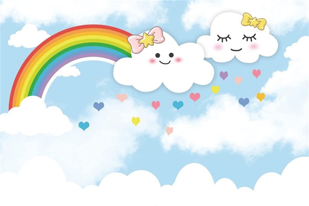 Облачко с радугой