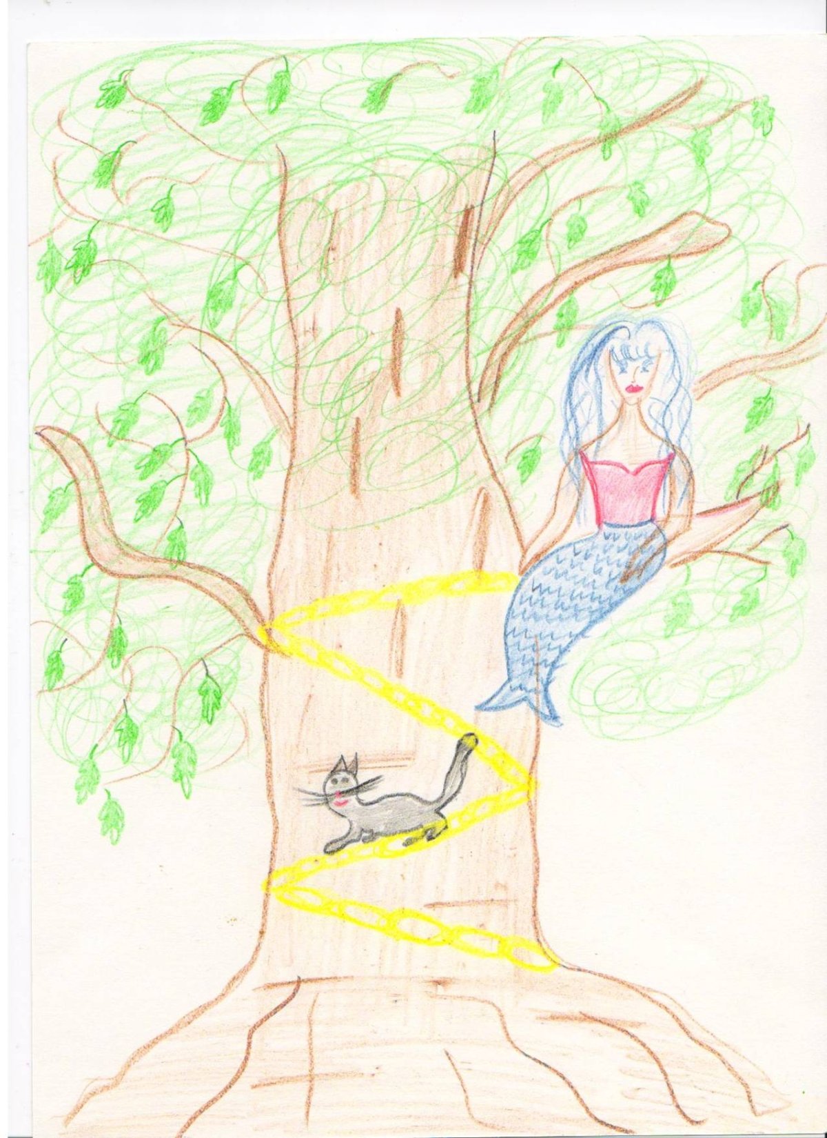 Рисунок Руслан и Людмила легко