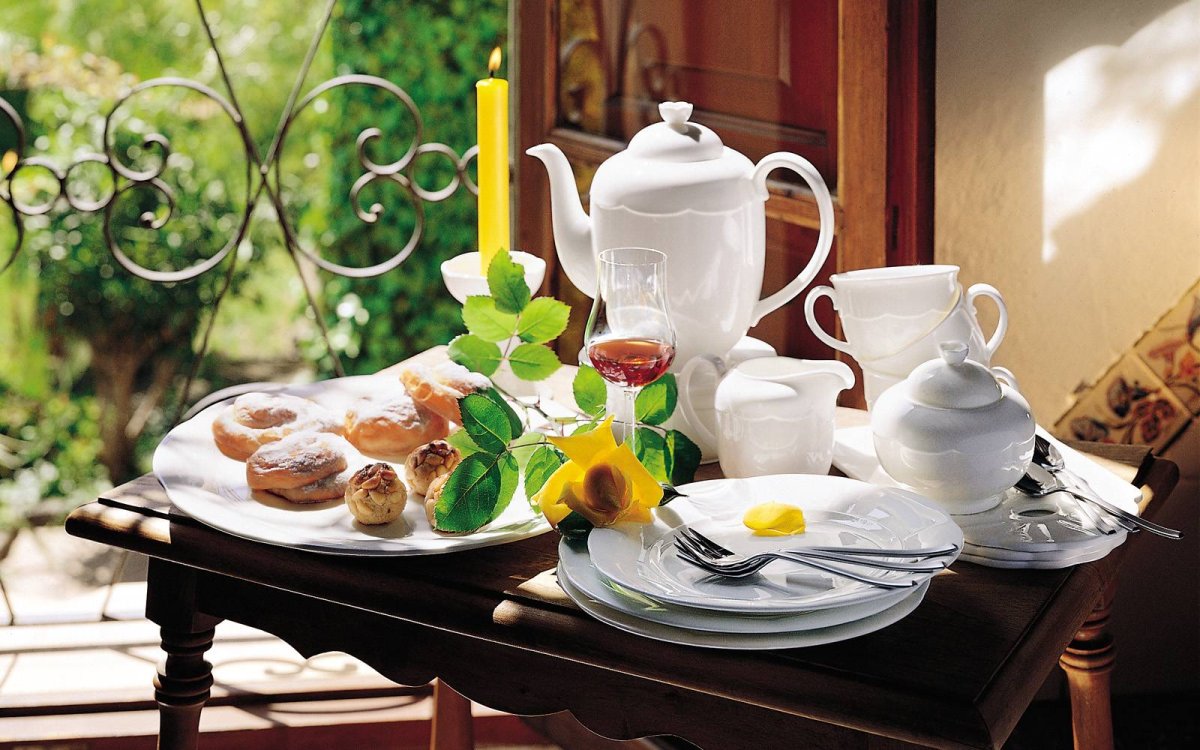 Сервировка чайного стола