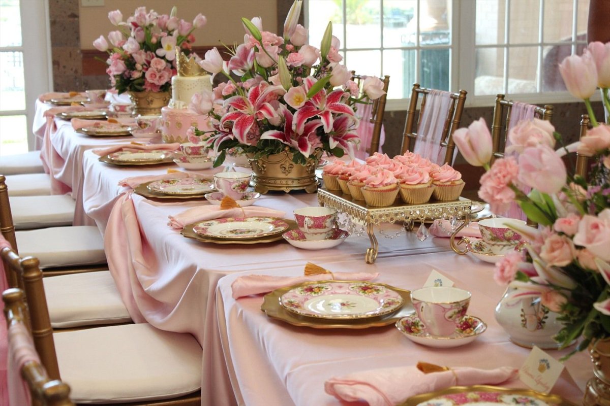 Сервировка сладкого стола