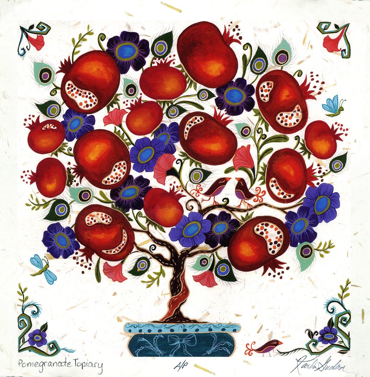 Гранатовое дерево в живописи