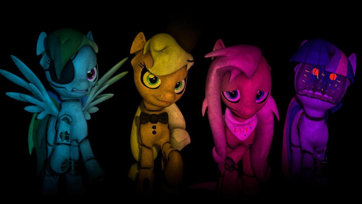 Пони АНИМАТРОНИКИ ФНАФ 5