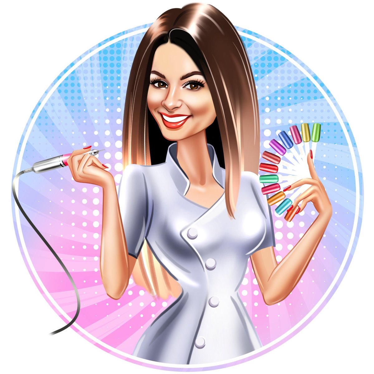 Лак для ногтей мультяшный