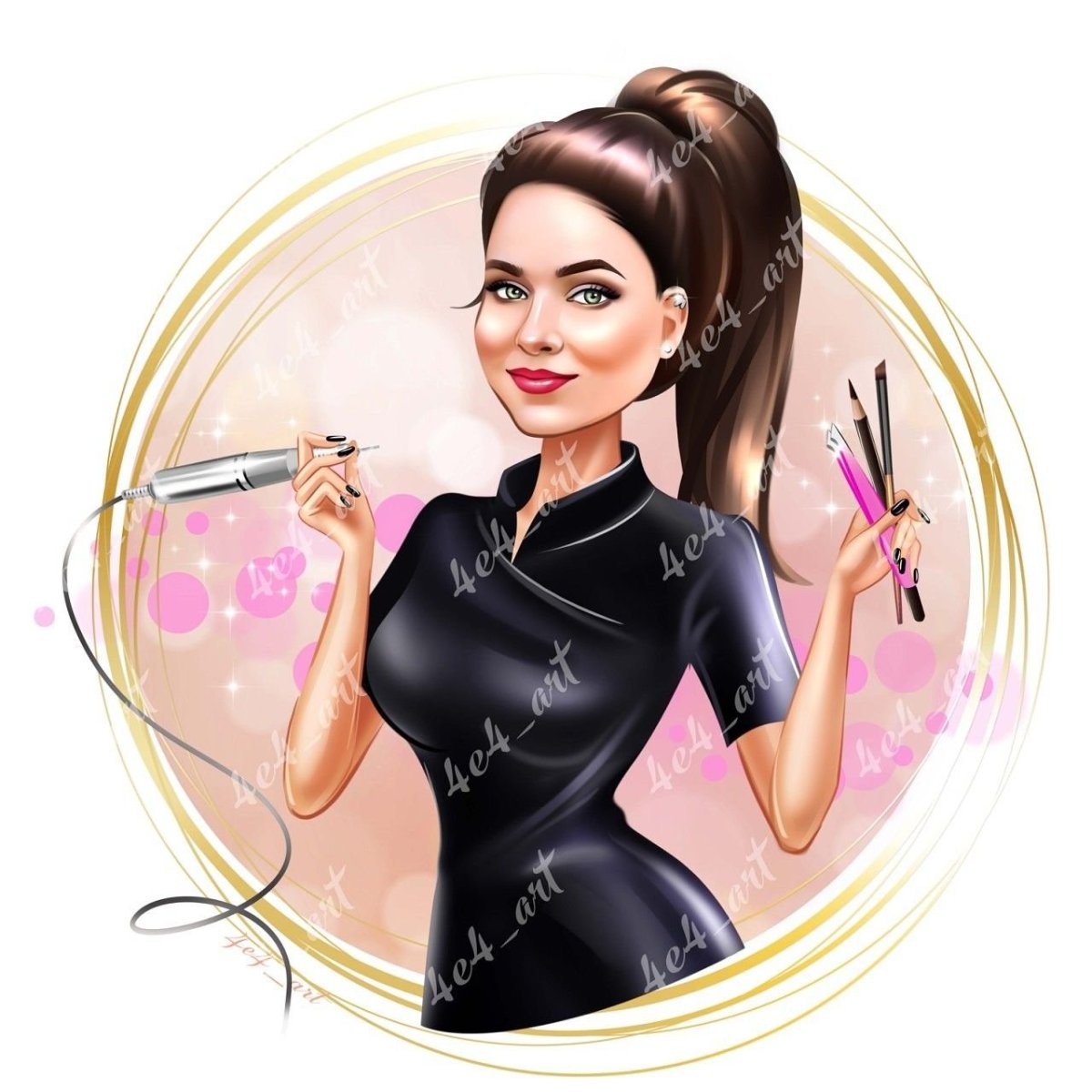 Нарисованные ногти