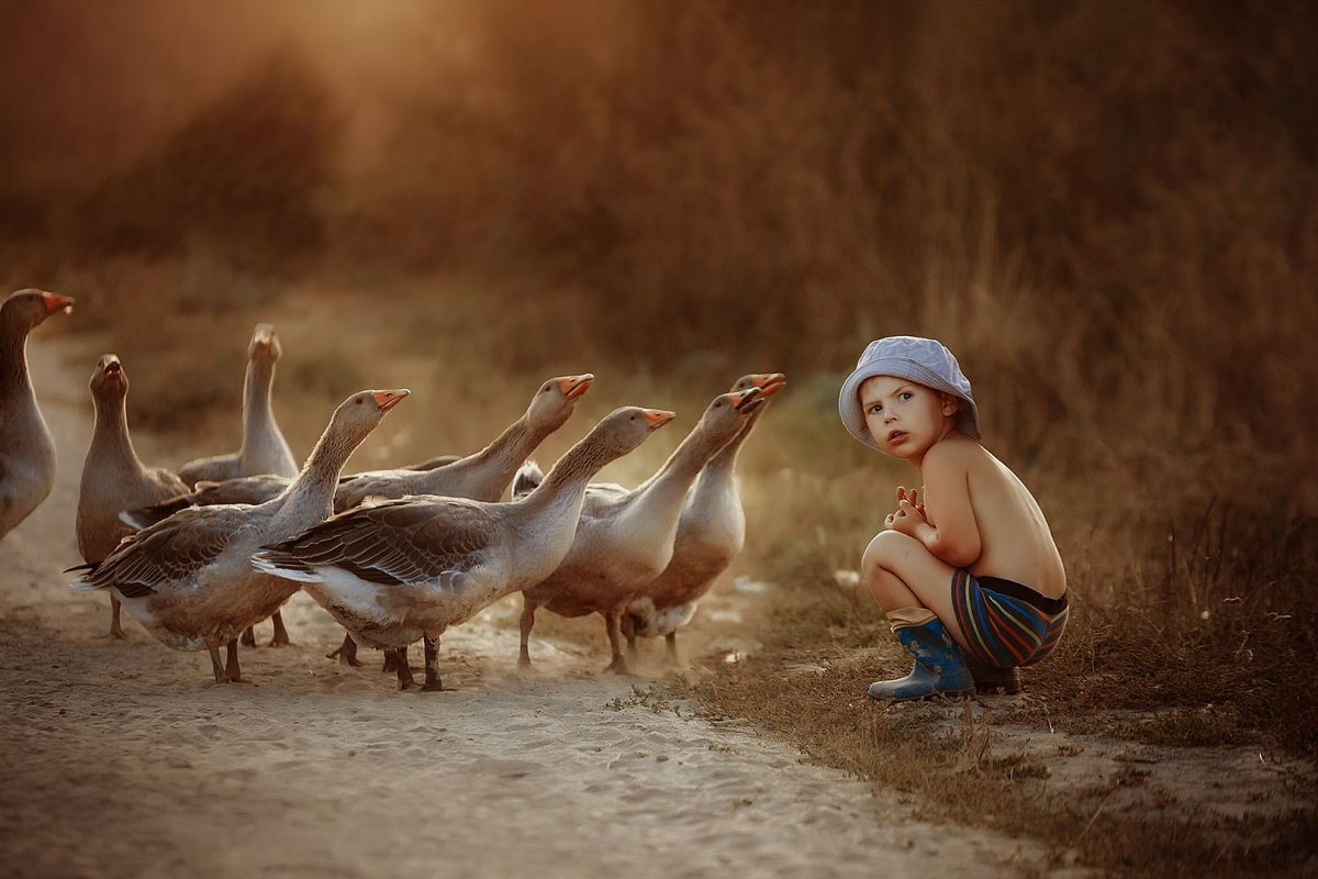 Анимированный Гусь