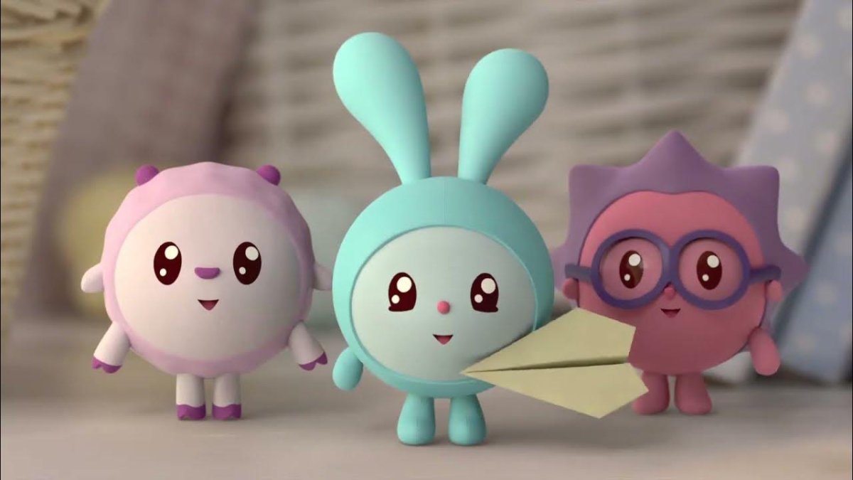 Раскраска Малышарики