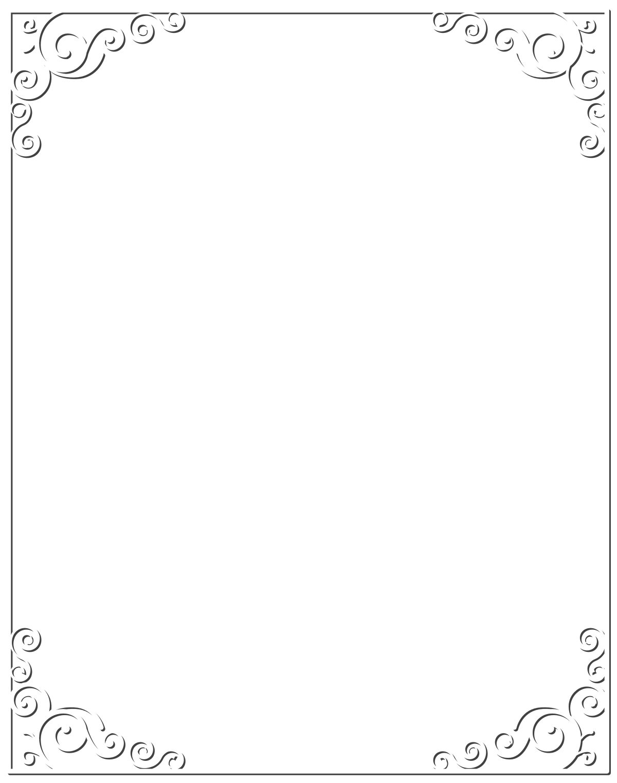 Белая рамка