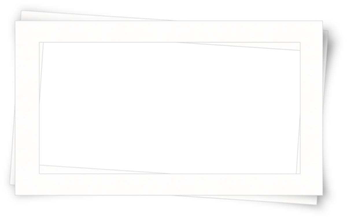 Белая рамка на прозрачном фоне