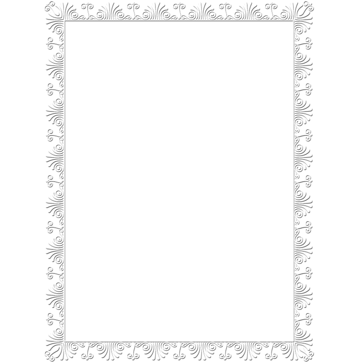 Белая кружевная рамка