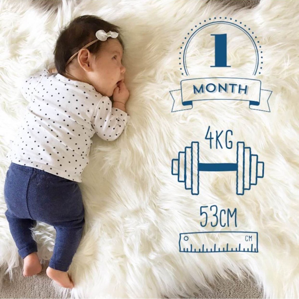 1 Месяц малышу