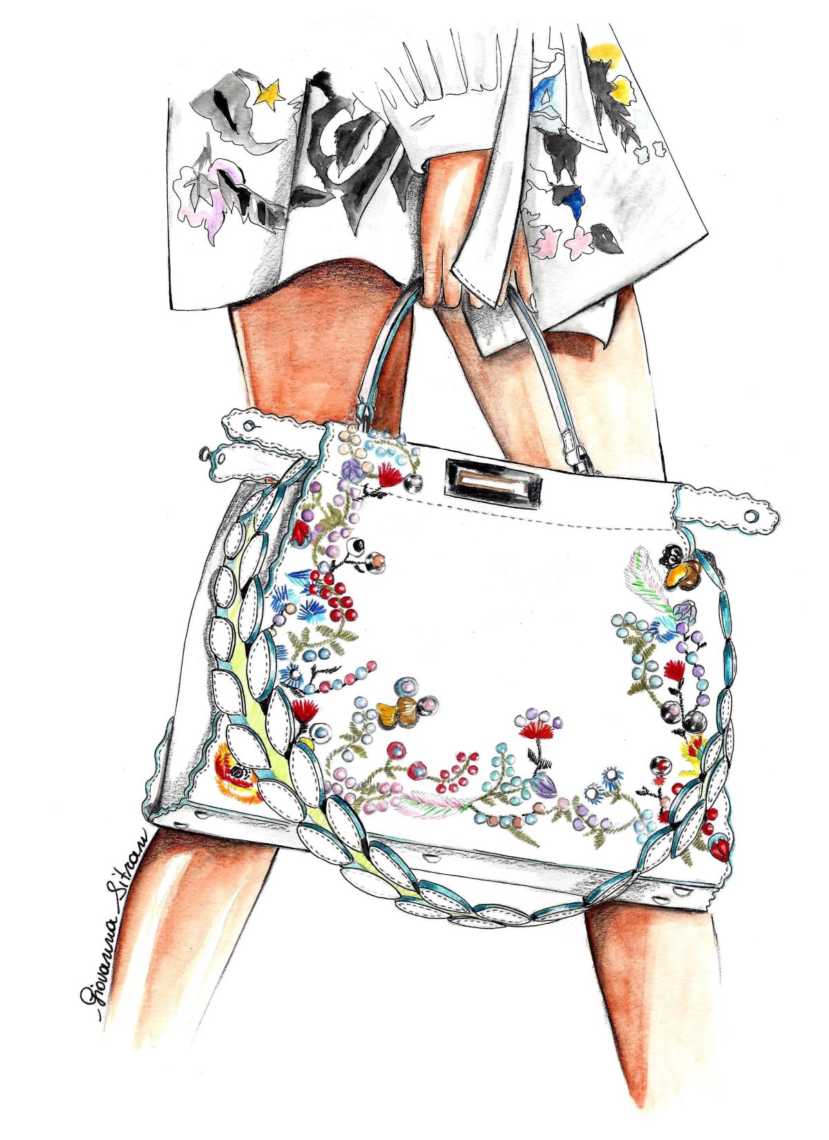 Мультяшная пляжная сумка