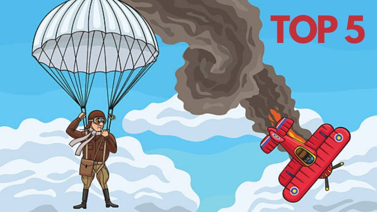 Парашютный спорт vector