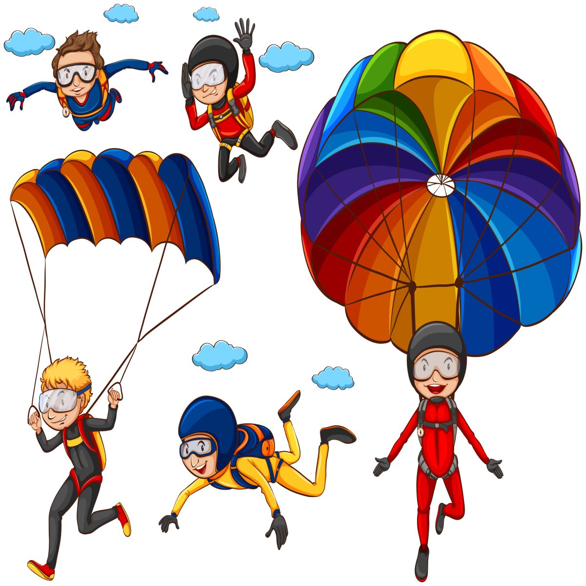 Парашютист для детей