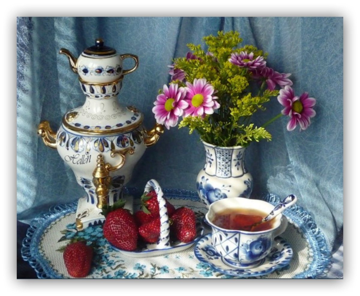 Доброе утро в синих тонах