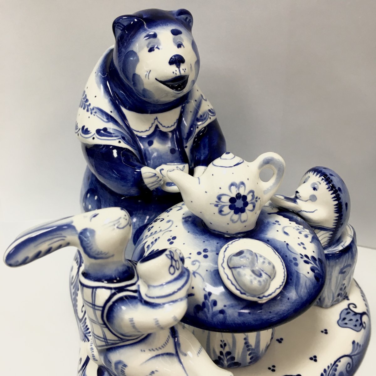 Зимняя Гжель