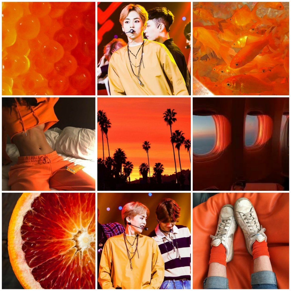 Пейтон Эстетика оранжевого