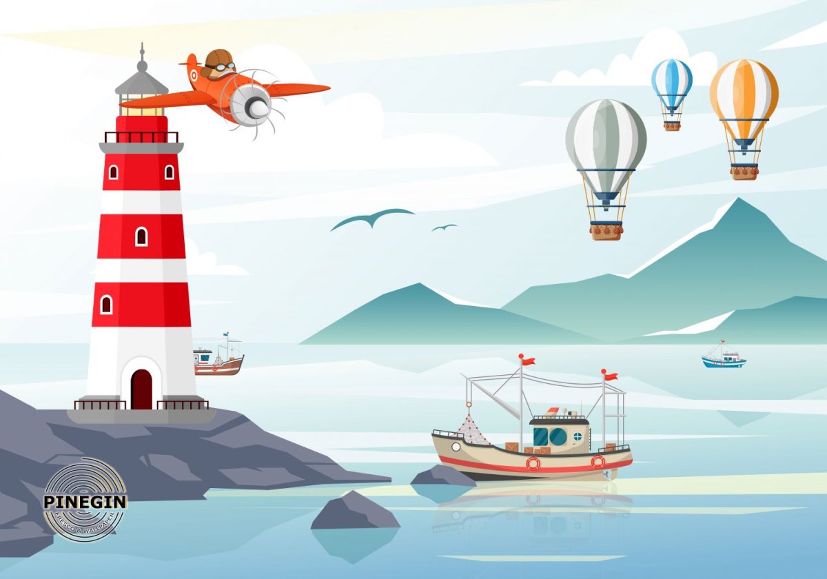 Маяк фотообои детские