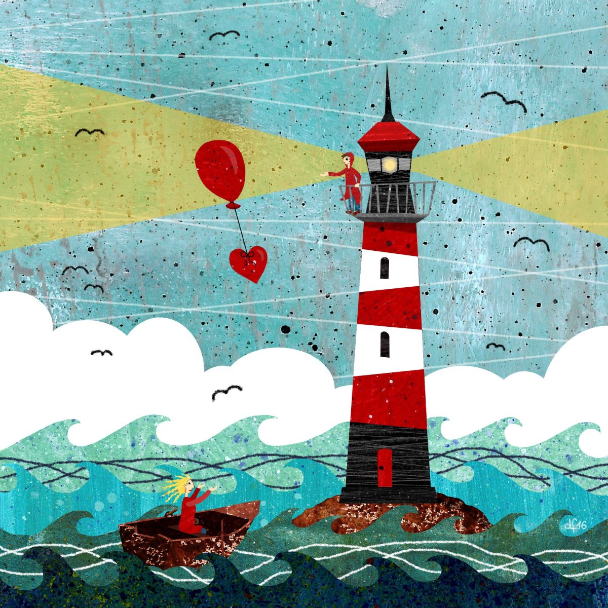 Рисование с детьми Маяк