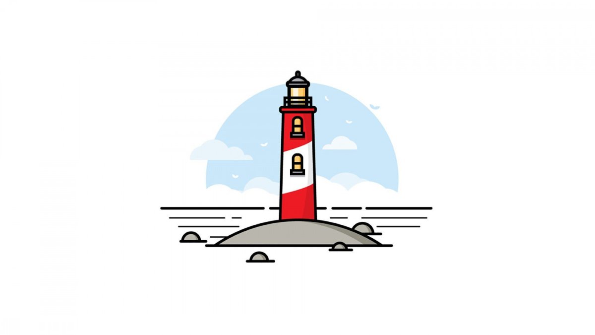 Маяк Векторная Графика