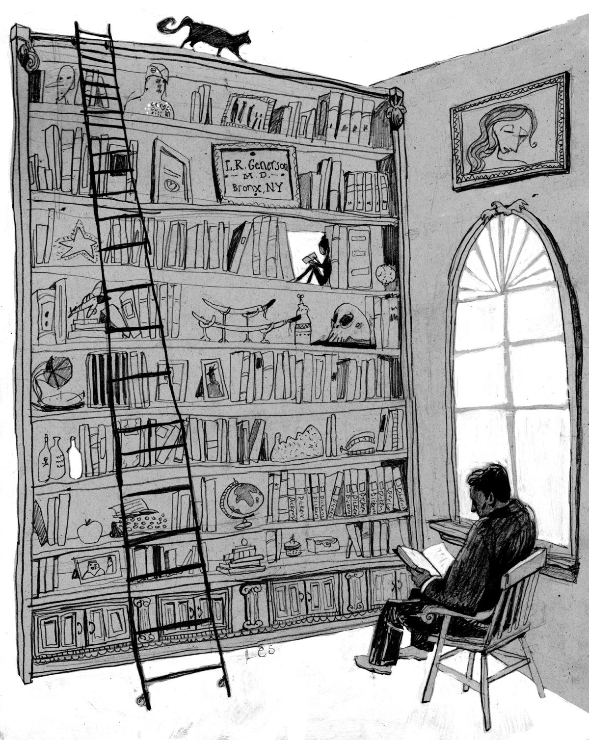 Уютное чтение иллюстрации