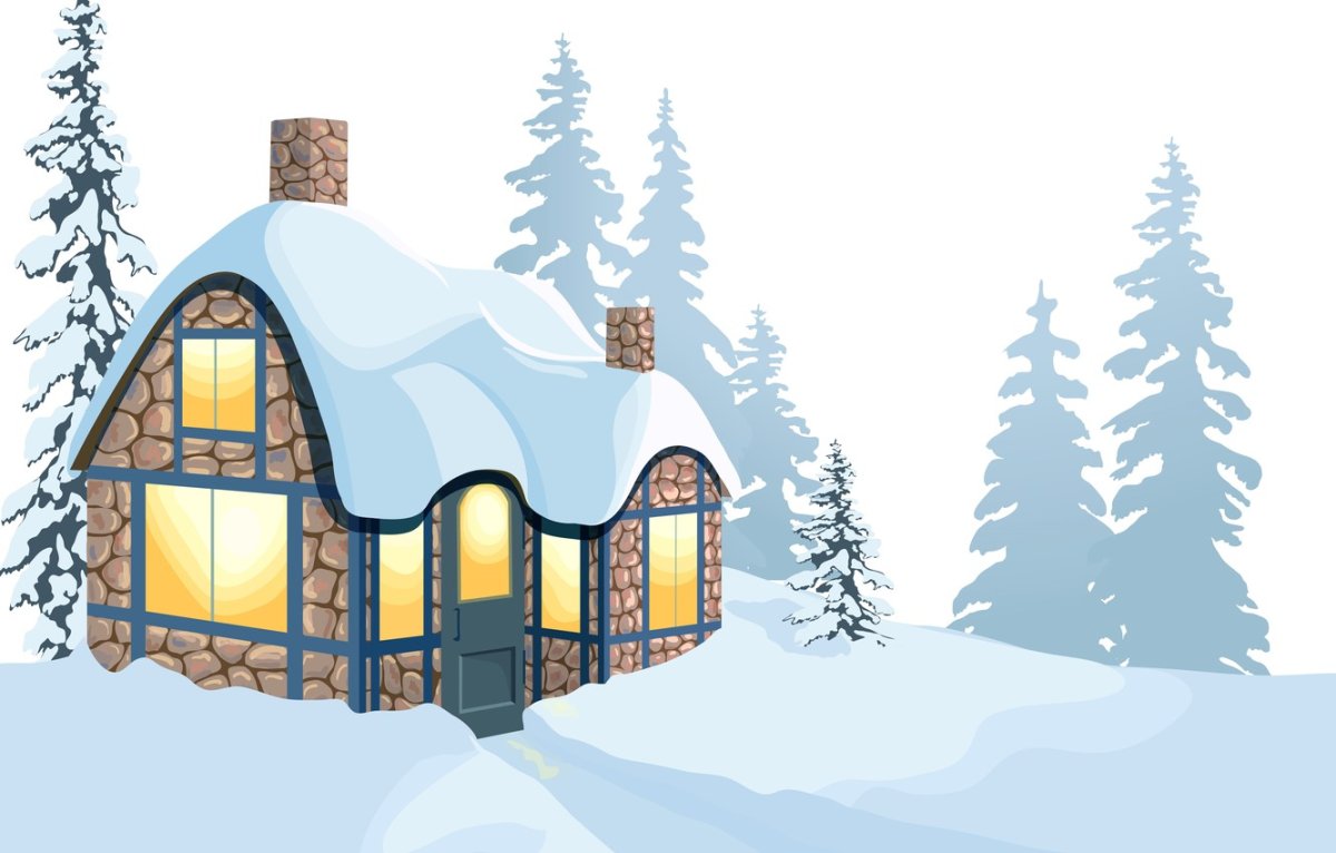 Домик сказочный "новогодний"