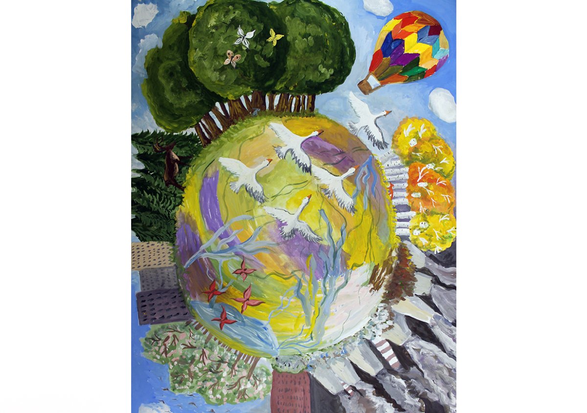 Рисование на тему Планета земля