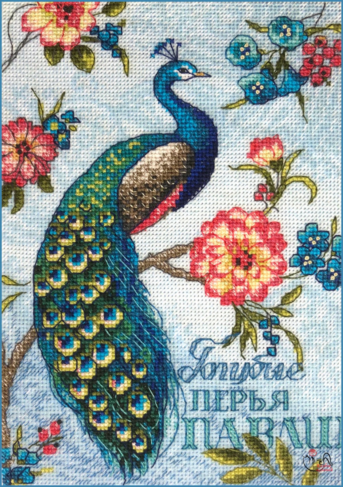 Портрет павлина