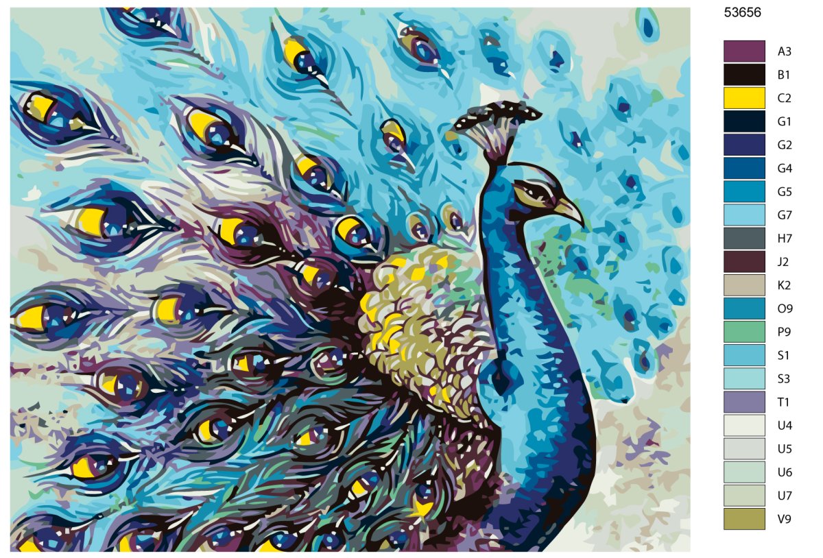 Картина Королевский Павлин