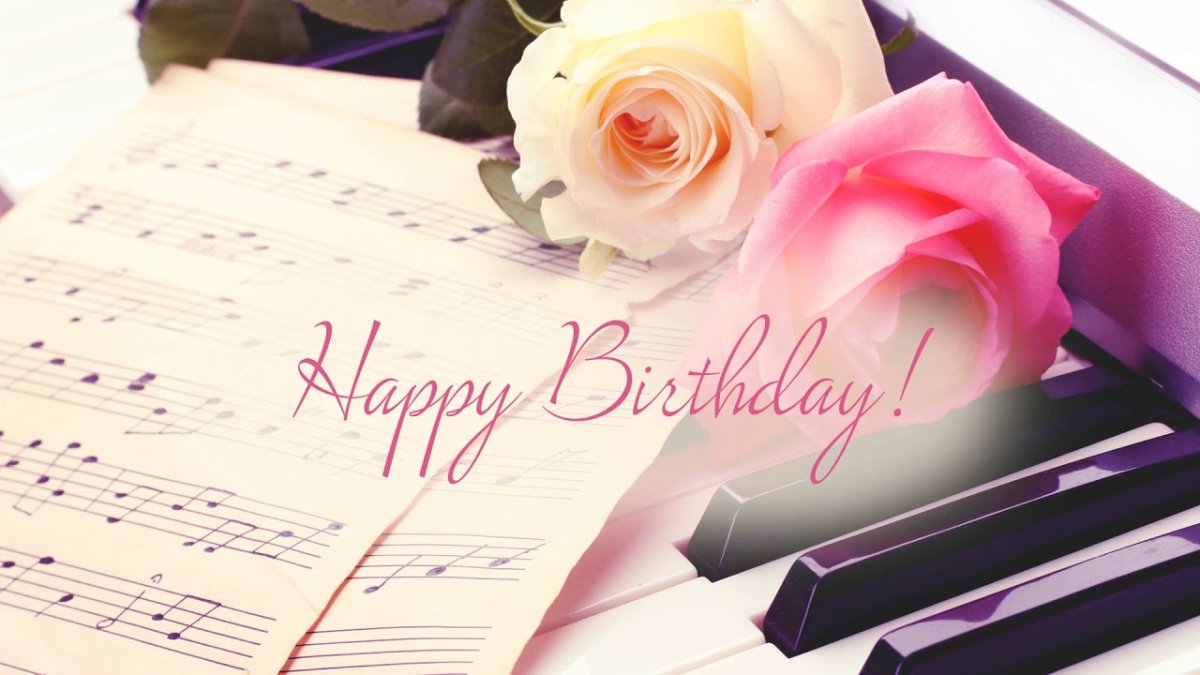 С днем рождения с нотками