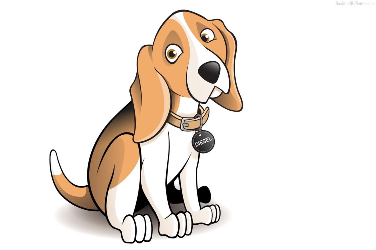 Бигль из мультика