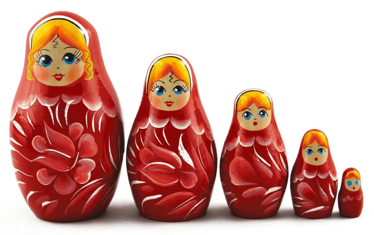 Матрешки большие и маленькие