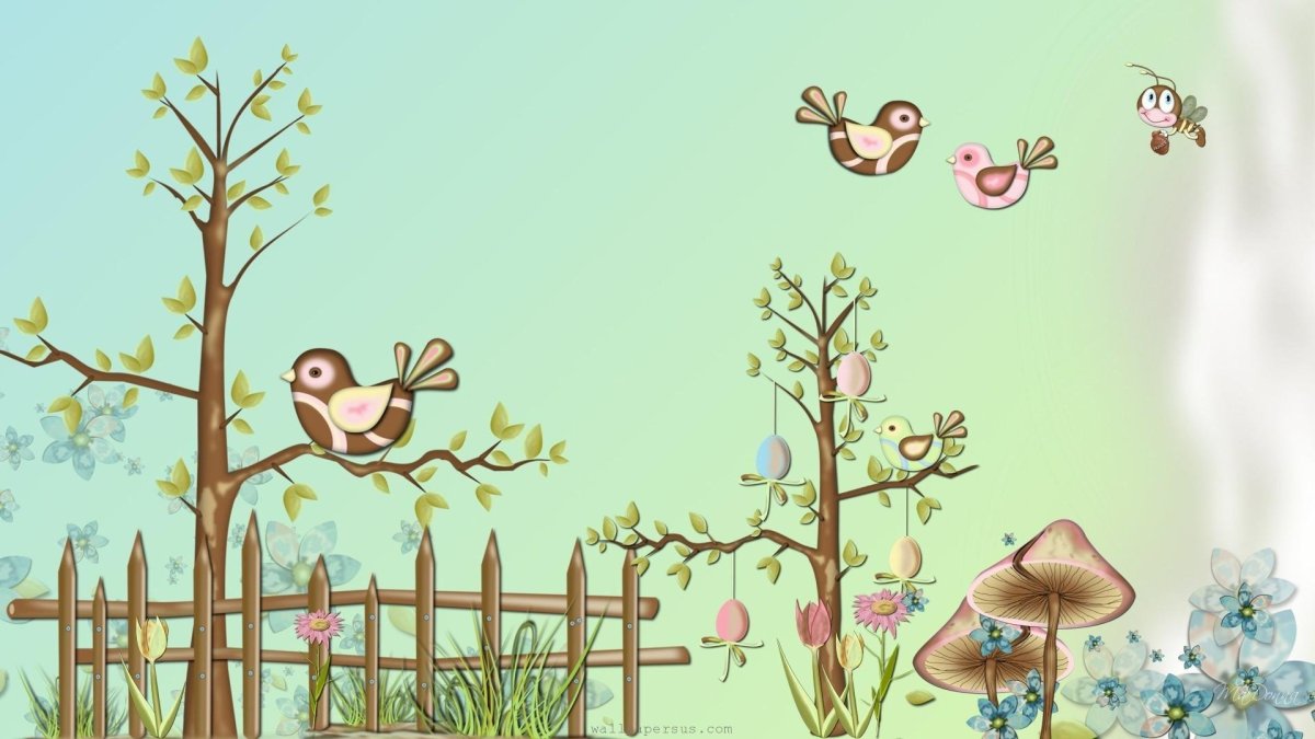 Рисованный фон