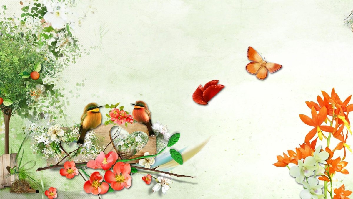 Креативные детские фоны