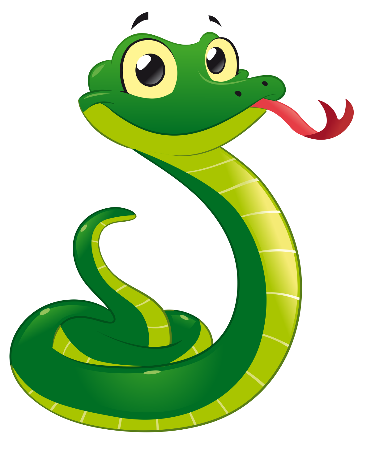 Змея мультяшка