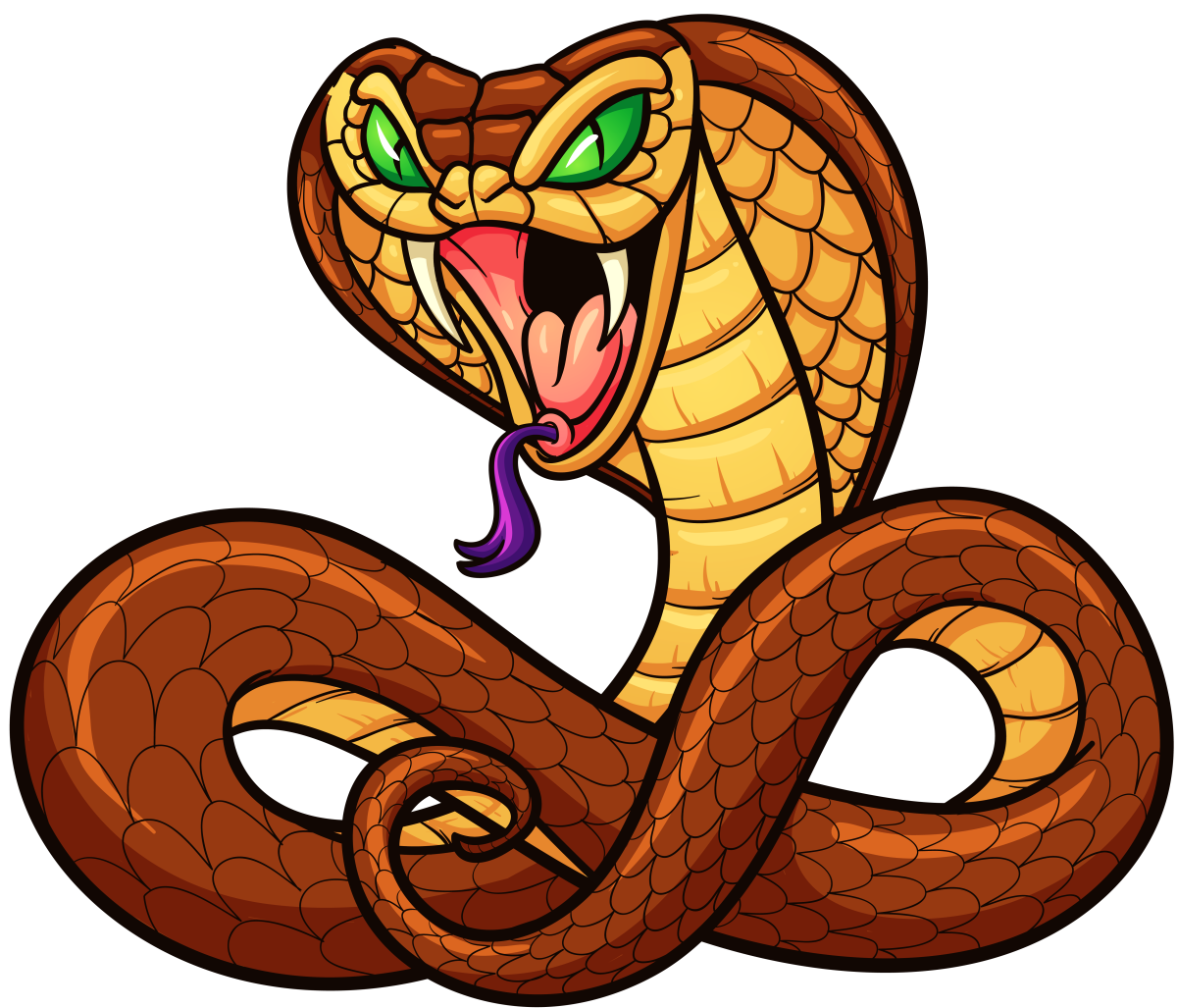 Кобра змея мультфильм