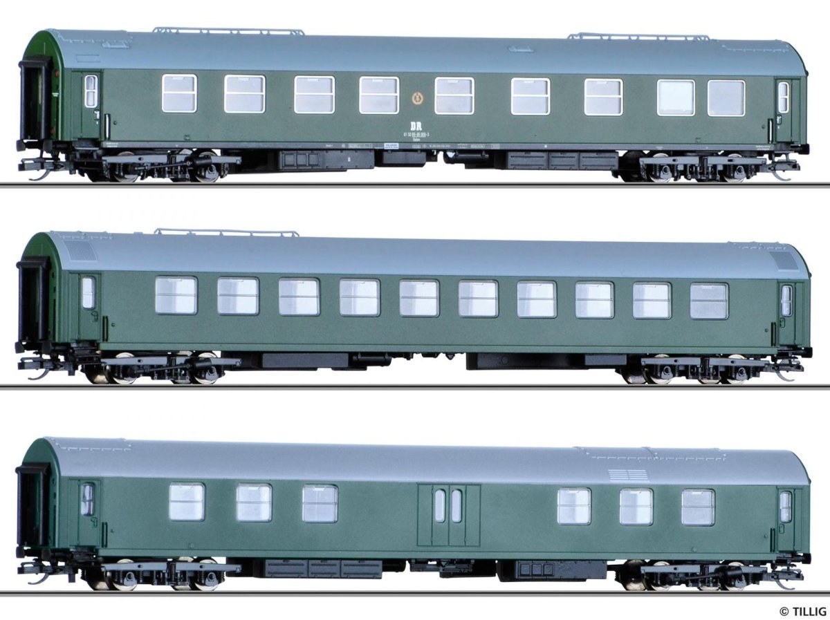 Пассажирские вагоны h0 Tillig