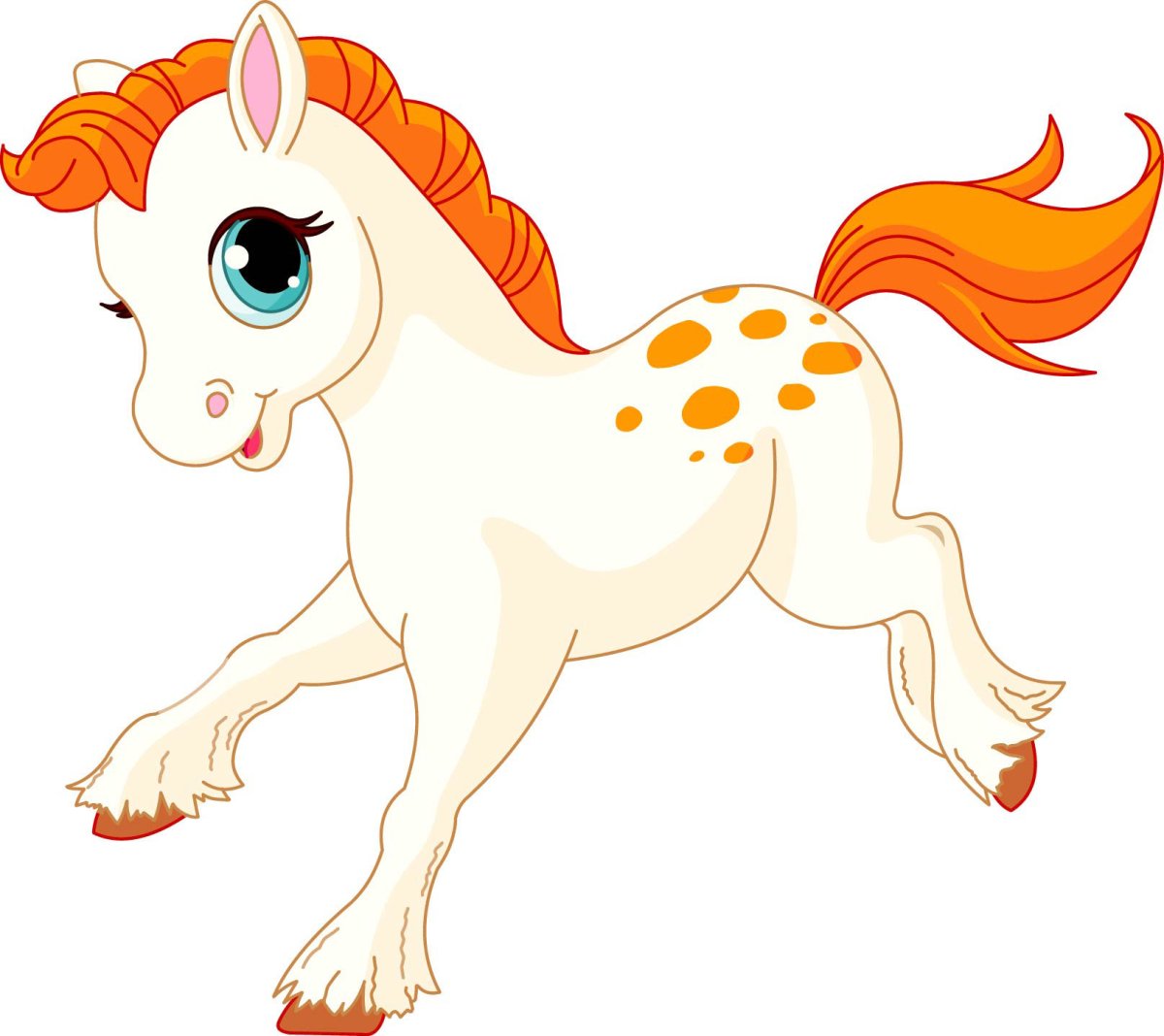 Жеребенок вектор