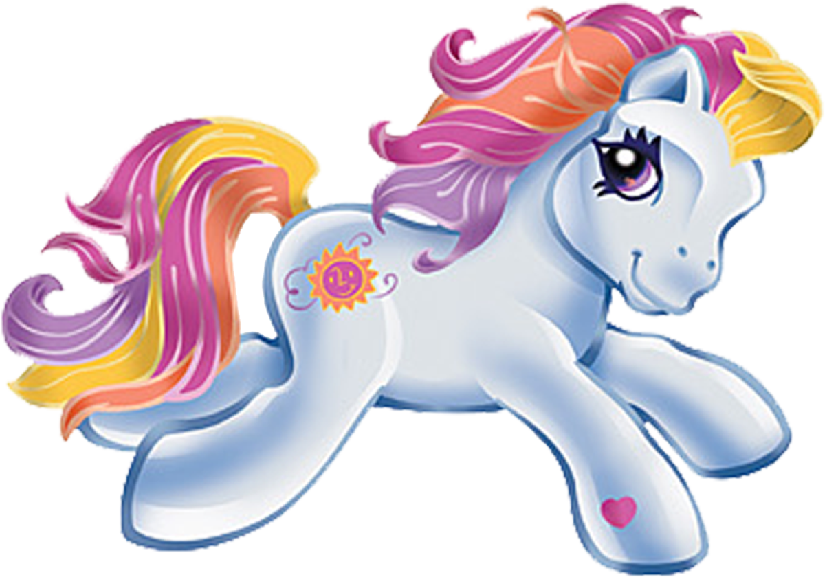 Цветные лошадки для детей