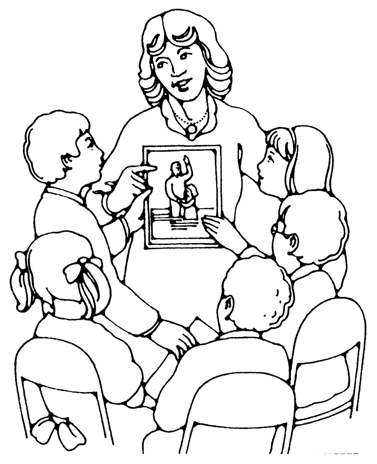 Мама с ребенком раскраска для детей