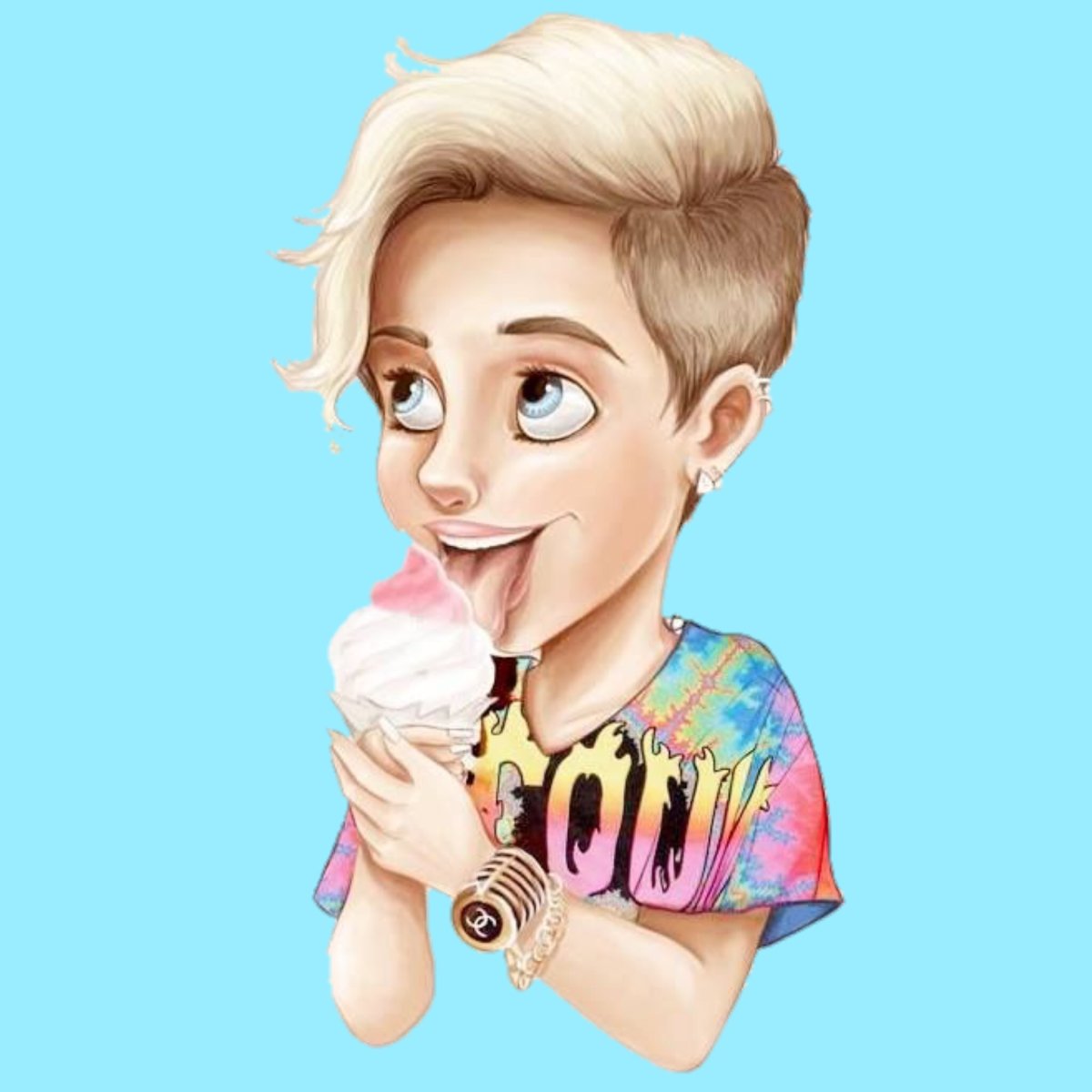 Арты людей мультяшные