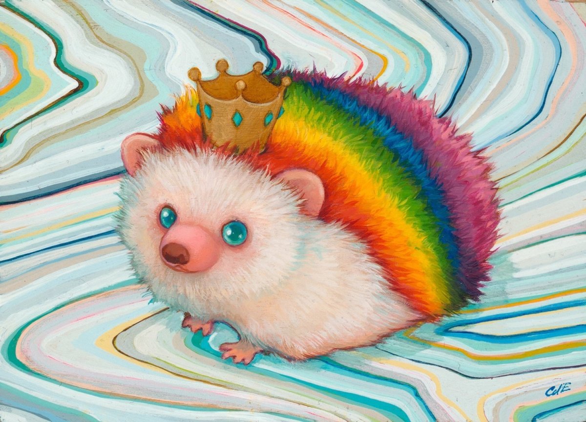 Ежик цветной