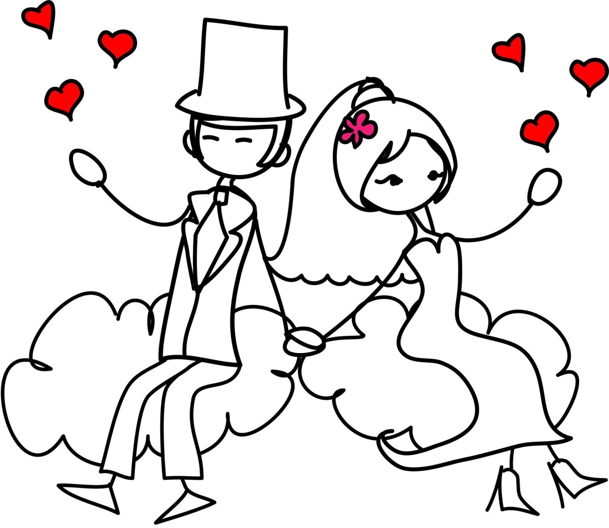 Рисунок на день свадьбы